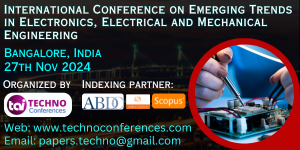 Emerging Trends in Electronics, Electrical and Mechanical Engineering Conference in India